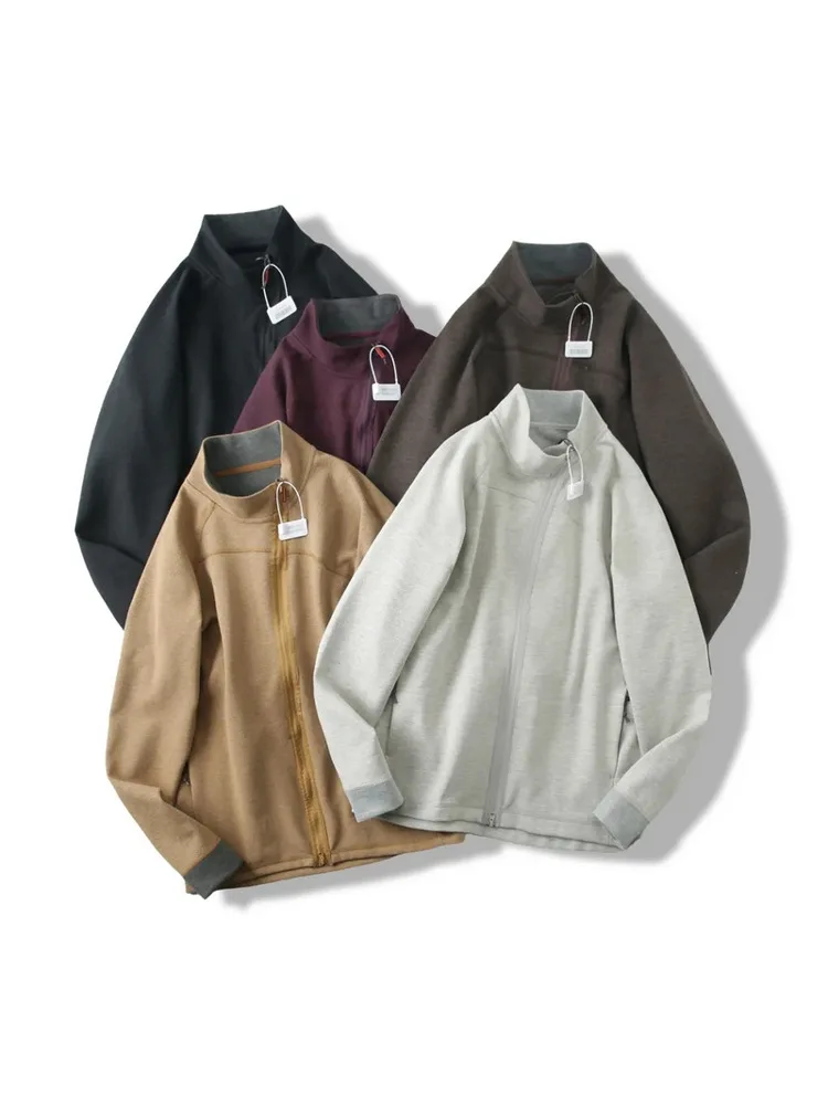 

Новая весенняя мужская куртка в американском стиле: высококачественная, из смесового хлопка, ветрозащитная, дышащая, свободного кроя, с воротником, модная