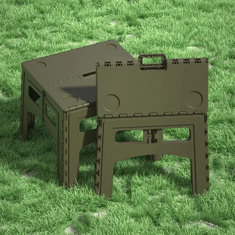 Outdoor Folding Stool Portable Camping Picnic Desk Fishing Beach Chair Simplicity Stable Portable Furniture Wash Folding Desks image 3