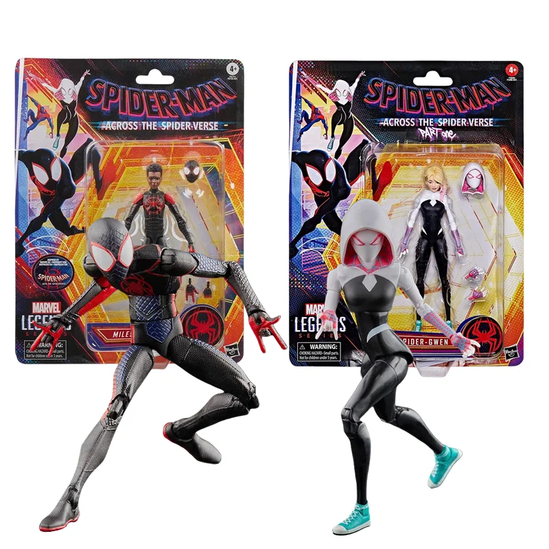 1/12 ML Spider Man Action Figure Miles Morales Model Toys Spider Gwen Edge of Spider-Verse Avengers Collection Toy Kids Gift