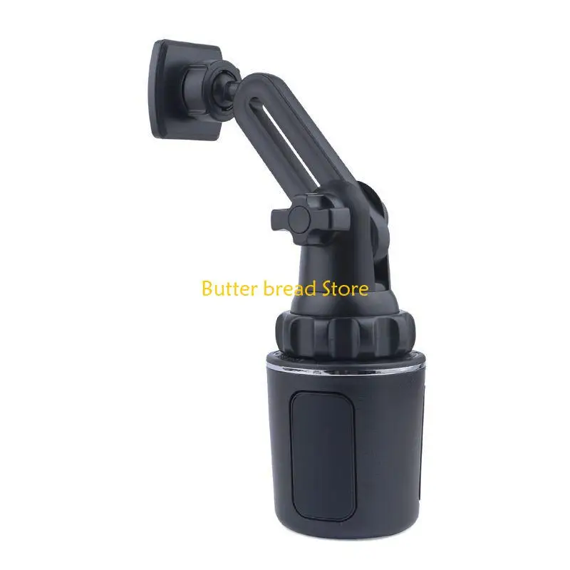 W89C Einstellbarer langer Arm Mobiltelefon Mount CAR Cup Magnethalter Ständer
