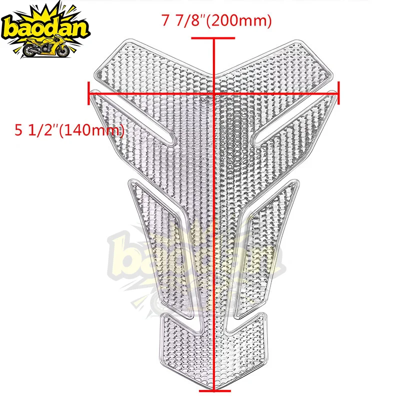For 675SR-R SR675 675 SR-R 2024 2025 2026 Motorcycle accessories Carbon Fiber 3D Oil Fuel Gas Tank Pad Decal Protector Sticker