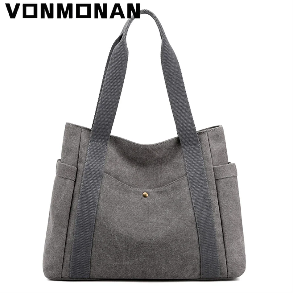 Fashion Canvas Cloth Women Handbag Purses Casual Large Capacity Ladies Shoulder Bag Female Tote Shopper Bags for Girl Sac A Main