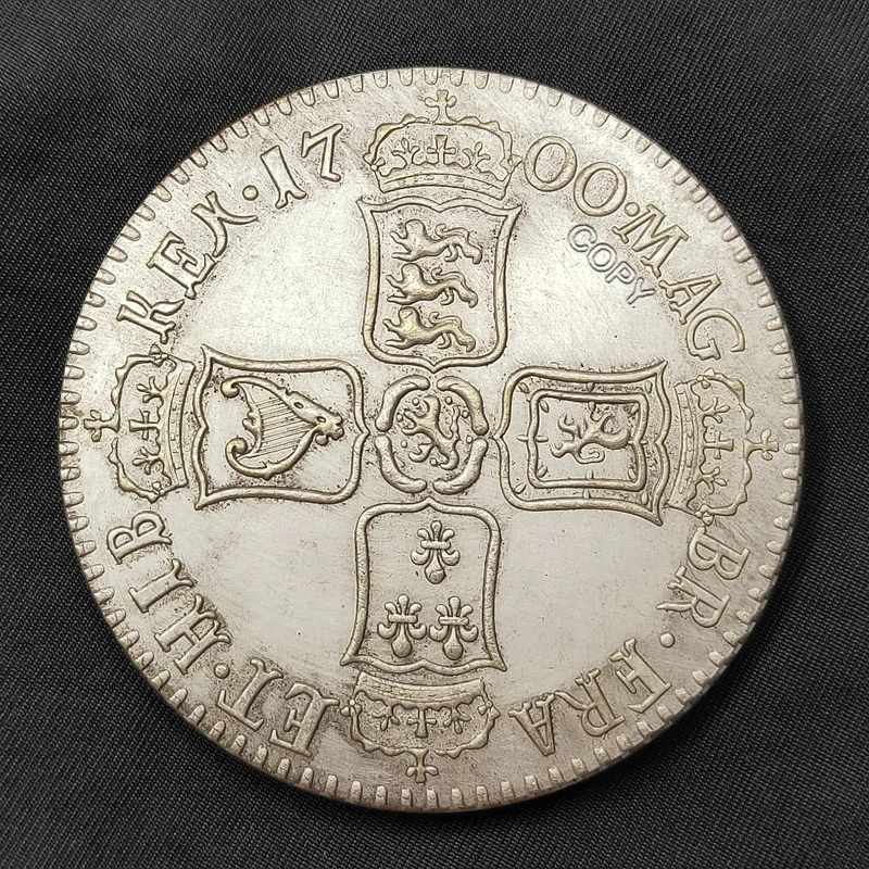 1700 William III antique commemorative coin from England, suitable for collecting medal，replica original coin，home decor，gift