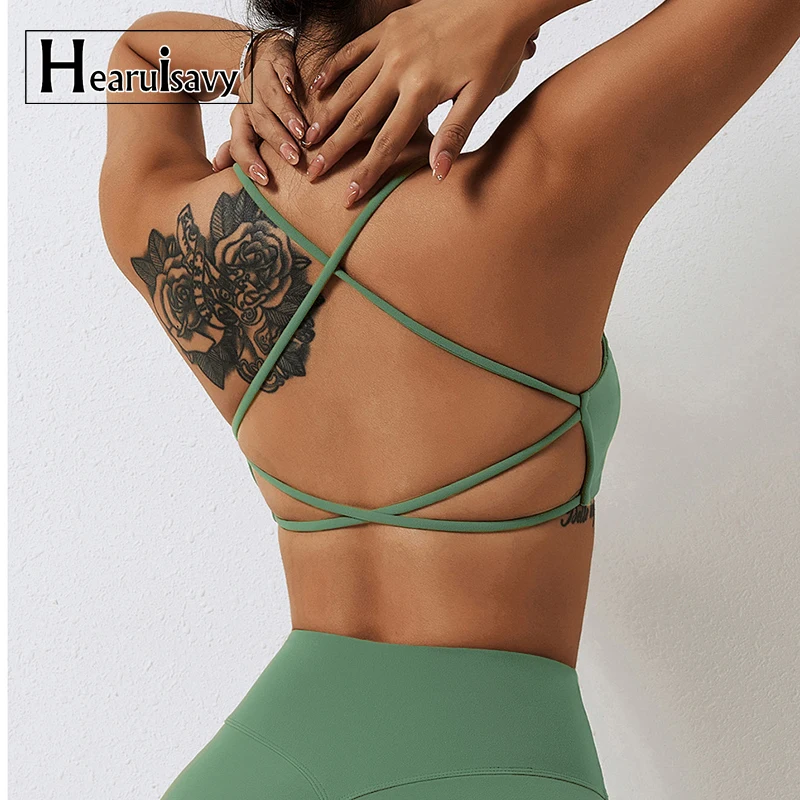 Sutiã esportivo sexy para mulheres, cueca transversal traseira, top de ioga stretch, roupas de treino e ginástica, fitness e treinamento，roupa fitness para as mulheres，sutiã esportivo，sutiã esportivo feminino