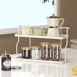 INS Kitchen Storage Rack, Spice Rack, Countertop, Desktop, Condiment, Multi-Layer Storage, Perfume, Bathroom