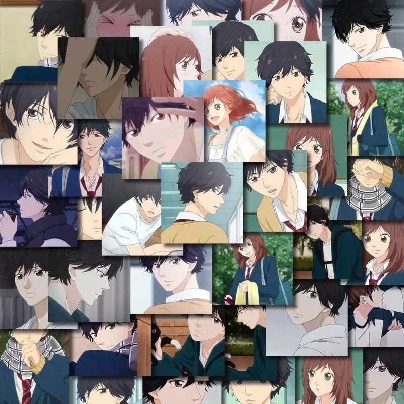 Ao Haru Ride Sticker Kou Mabuchi Futaba Yoshioka Anime Stickers Cute Laptop Phone Case Decor School Supplies Student Stationery