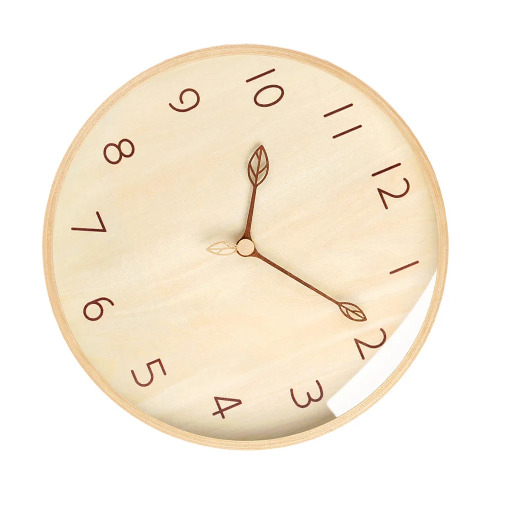 

Branch Pointer Wooden Wall Clock Modern Silent Mute Hanging Clock Home Decorative Wall Art Living Room Bedroom Cafe Bar Decor