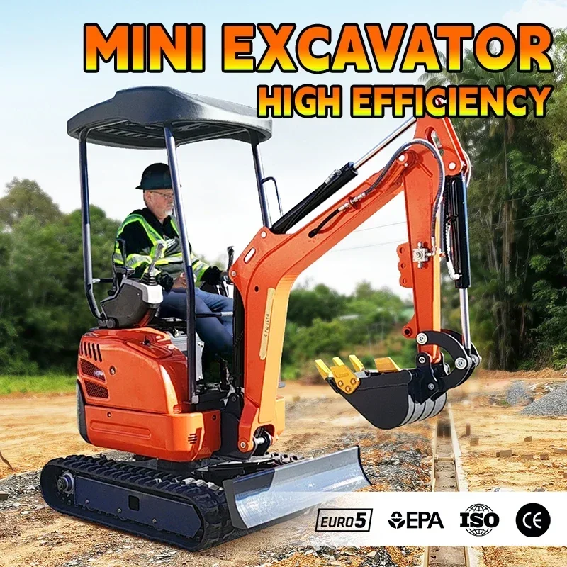 مسار مخصص للحفارة الصغيرة 2.0 طن لمزرعة البستان عالي الجودة CE EPA Euro 5 متوافق مع التسليم السريع