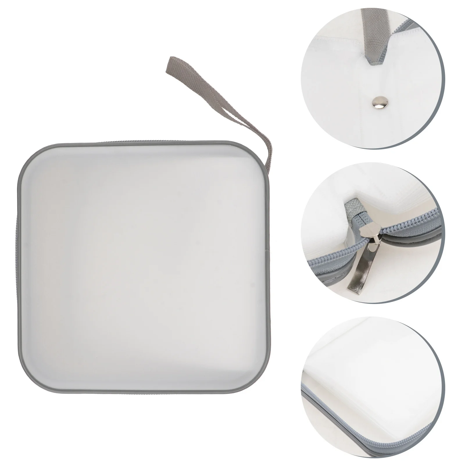 

40 Slot Cd Storage Case Portable Zipper Disc Organizer Holder Shockproof Scratch Resistant Liner Notes Bag