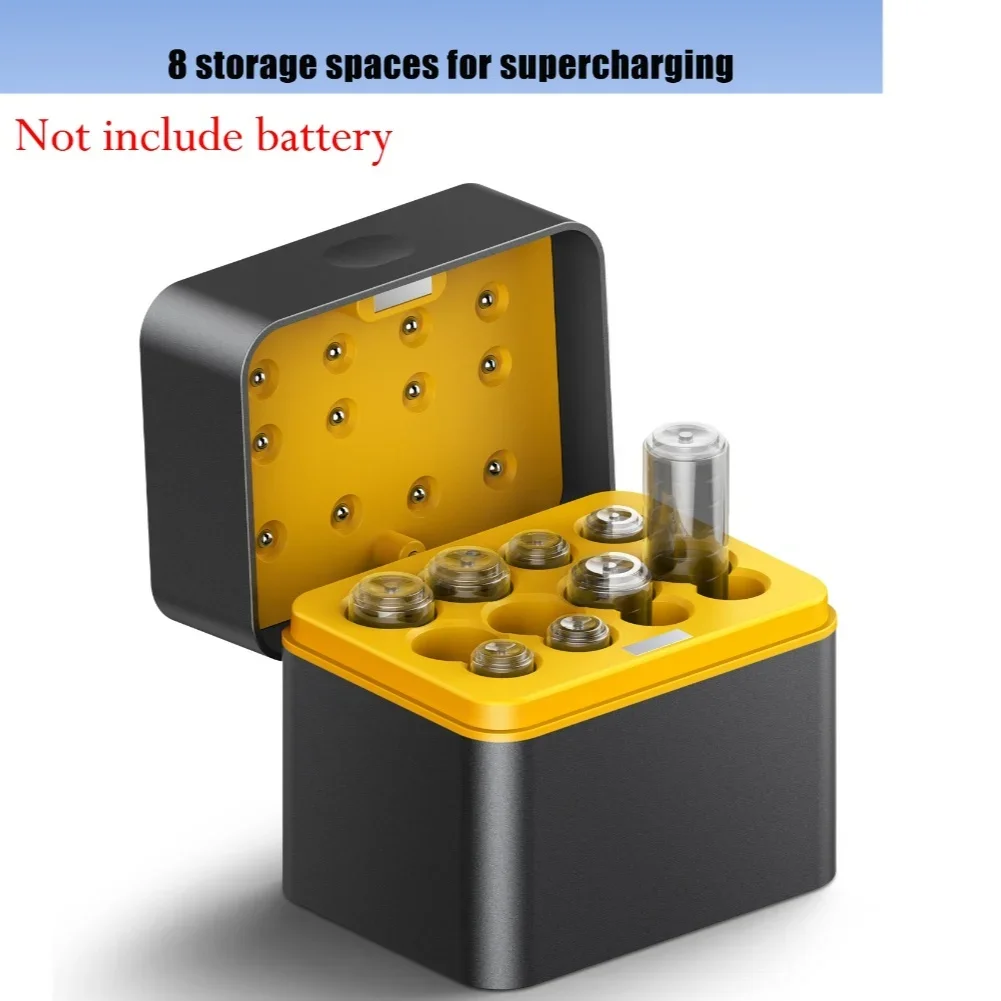 AAAAA Multi Function Battery Charger Case for AA AAA 57 Size Lithium Batteries 1 5V Constant Voltage Fast Charger with Storage - view 5