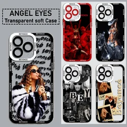 Beyonces Renaissance Singer Phone Case For iPhone 15 14 13 12 11 Mini Pro Max X XR 7 8 Plus Transparent Cover