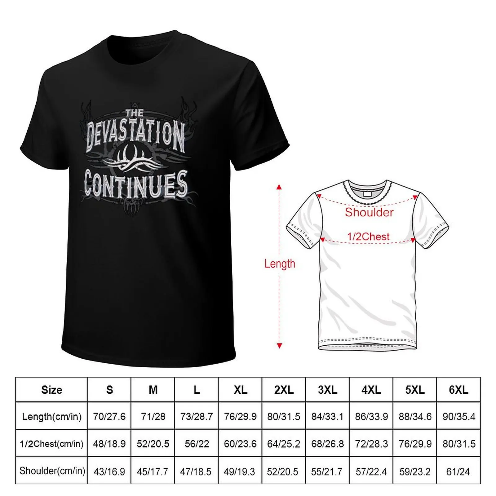 Goldberg - The Destruction Continues T-Shirt Simple Graphic Design T-Shirt