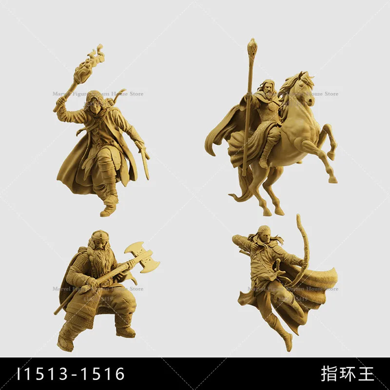 1/64 1/43 1/35 Scale Miniature Scene Dolls Un-panited White Figure Mini Model Start A Long and Hard Magic and Wars Journey