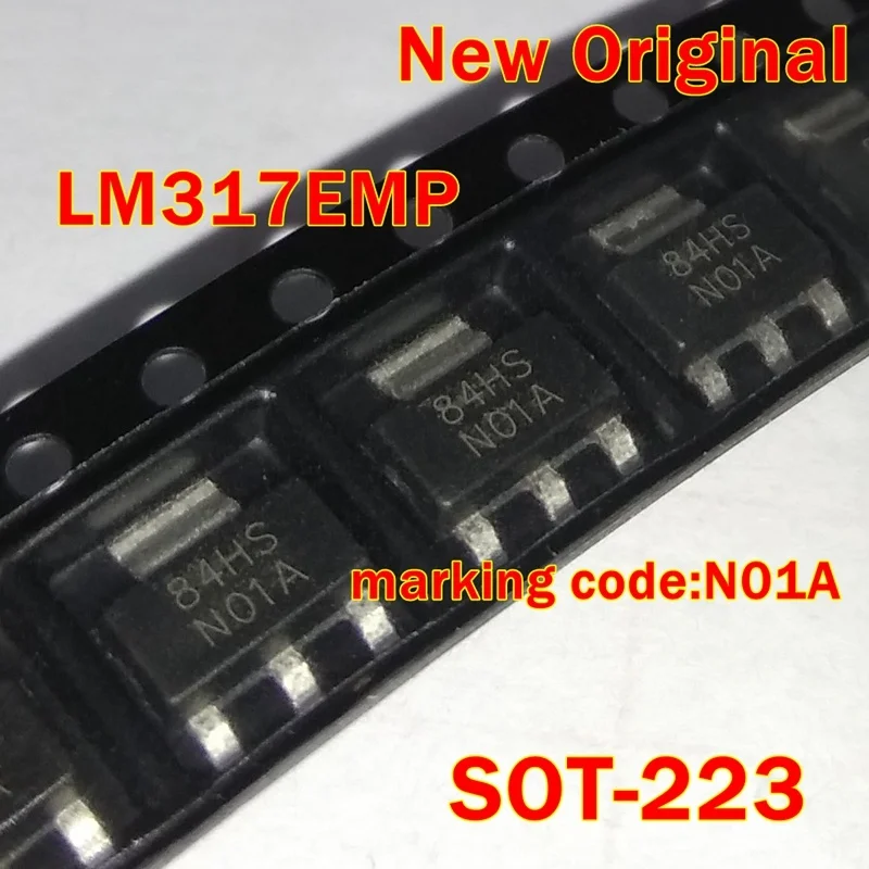 

1Pcs to 100Pcs Lm317Empx Lm317Emp Sot-223 New Original Marking Code:N01A 3-Terminal Adjustable Regulator