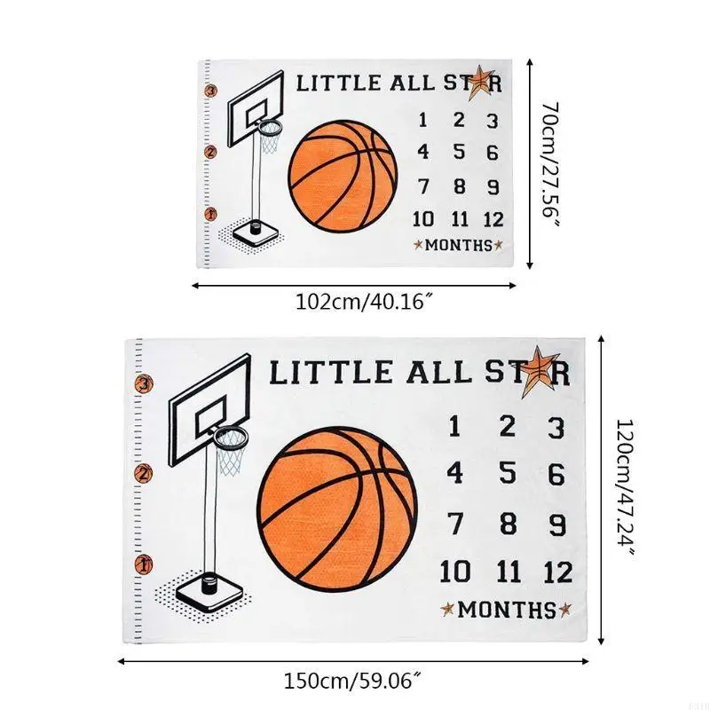 طفل بنين سجل شهري النمو معلم بطانية الوليد التصوير الدعائم الأطفال صور لخلفية القماش الإبداعية P31B #6