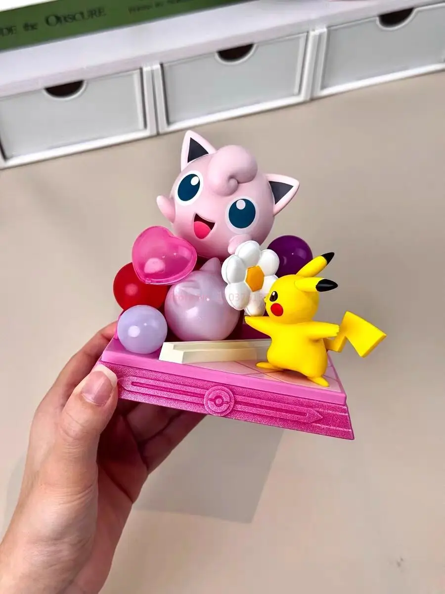 جديد Funism البوكيمون بيكاتشو وأصدقائه صندوق أعمى لعبة عصرية الطرفية سطح المكتب تمثال تمثال هدايا عيد الميلاد الهالوين #5