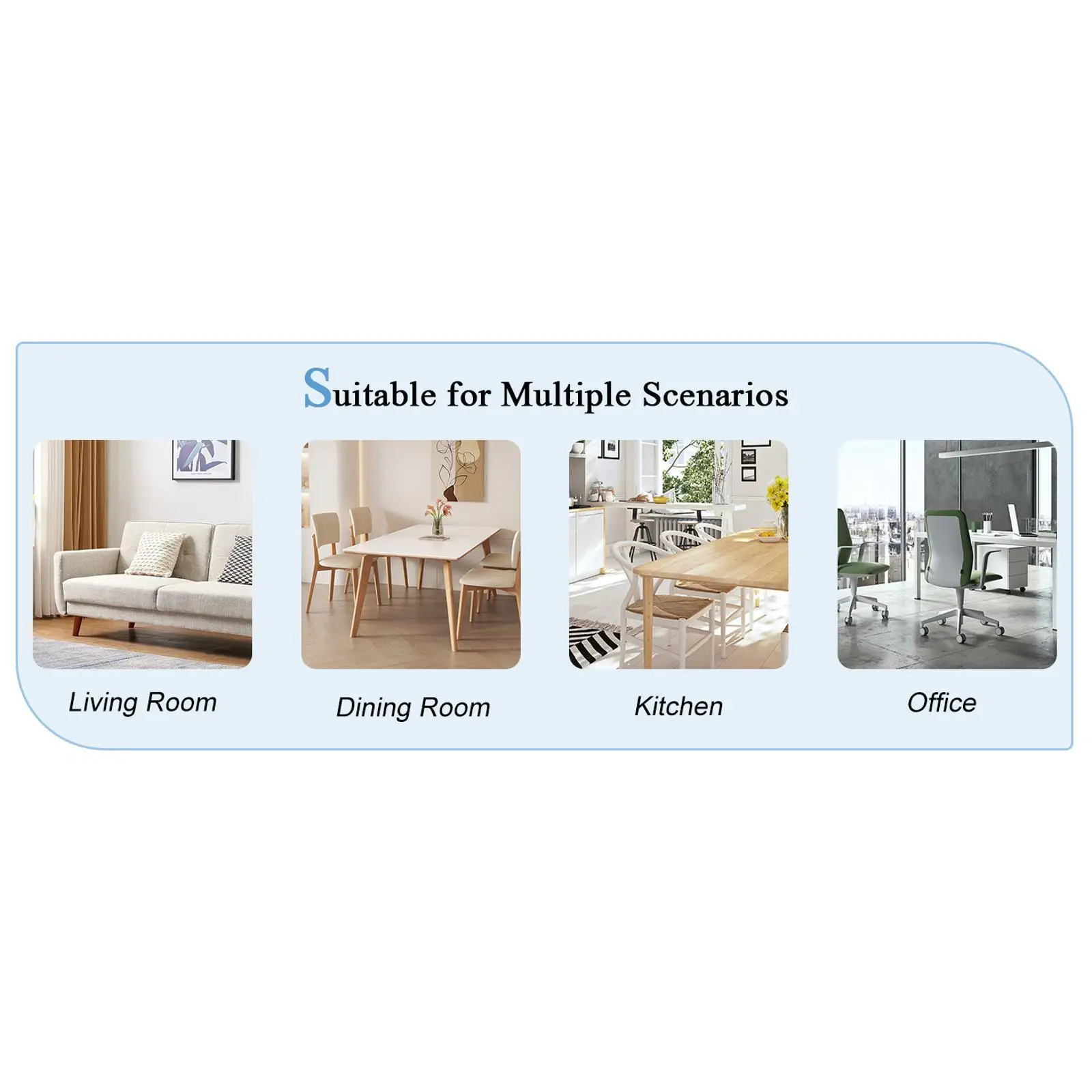 طاولة زجاجية مستديرة أنيقة وكراسي من جلد البولي يوريثان ذات 4 أرجل: طعامك #4