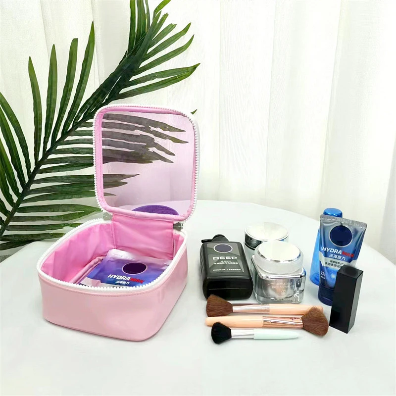 Home Storage Bag Laser Shell Makeup Bag Transparent Waterproof Dazzling Colorful Wash Bag Change Lipstick Storage Bag