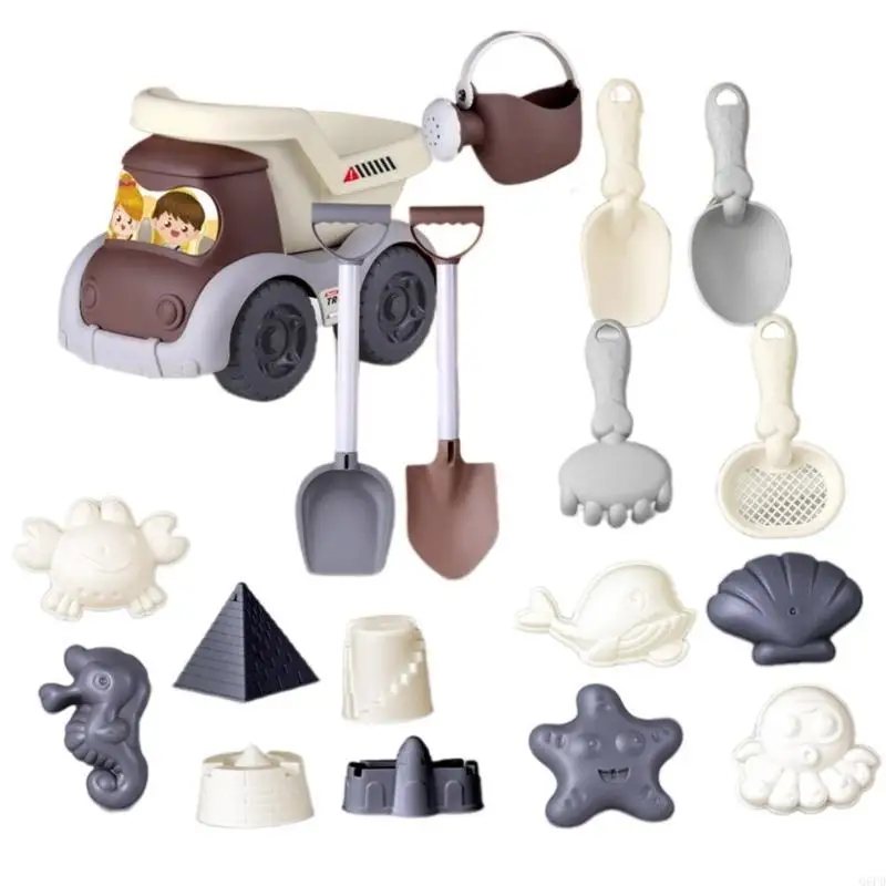 

Kids Sandcastle Toy Beach Sand Playset Shovel Sand Sculpture Sand Bucket Toy