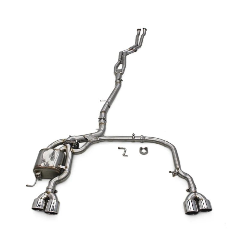 OBM Catback Exhaust System For BMW 530/530i E60 Valvetronic Exhaust Muffler Stainless Steel Exhaust Pipes