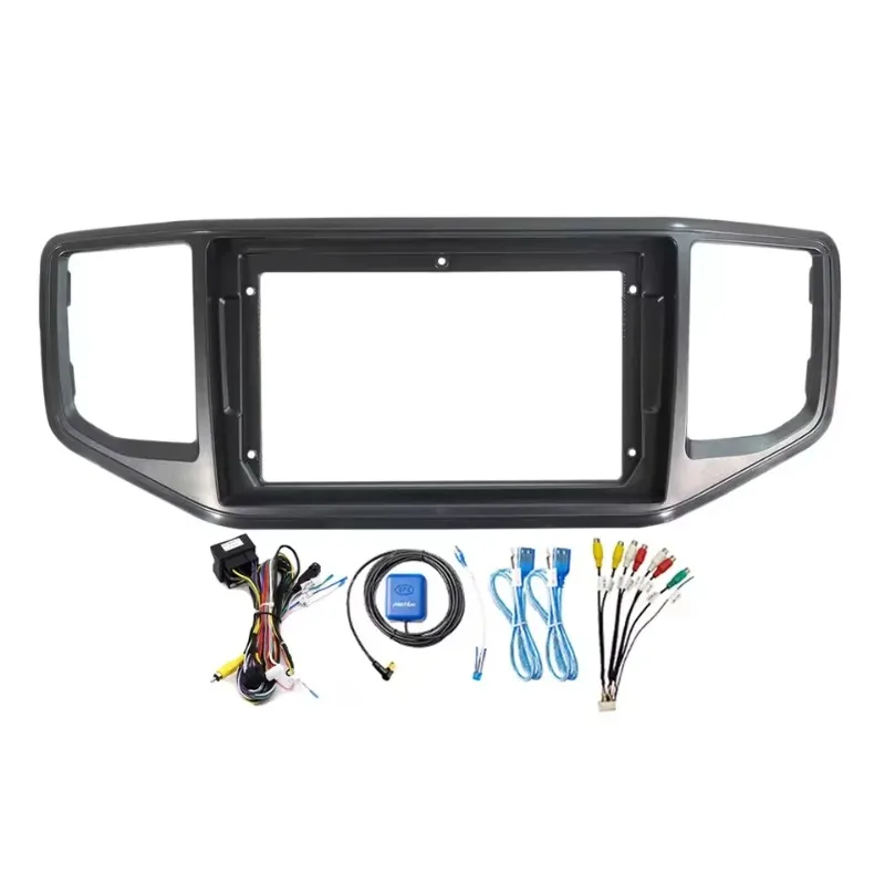 

9 Inch Car Radio Frame Interior Dashboard Fascia Frame for VOLKSWAGEN AMAROR 2017-2021 Car Audio Accessories 1 Year