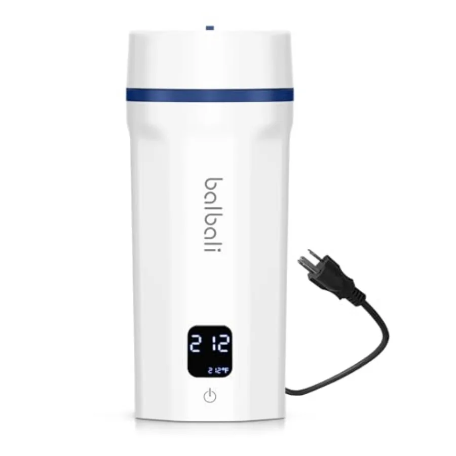 

Портативный чайник для путешествий 18,6 унций, 100-250В, с двойным напряжением для международного/глобального/европейского использования - 6 предустановленных программ, электрический дорожный чайник, горячая новинка