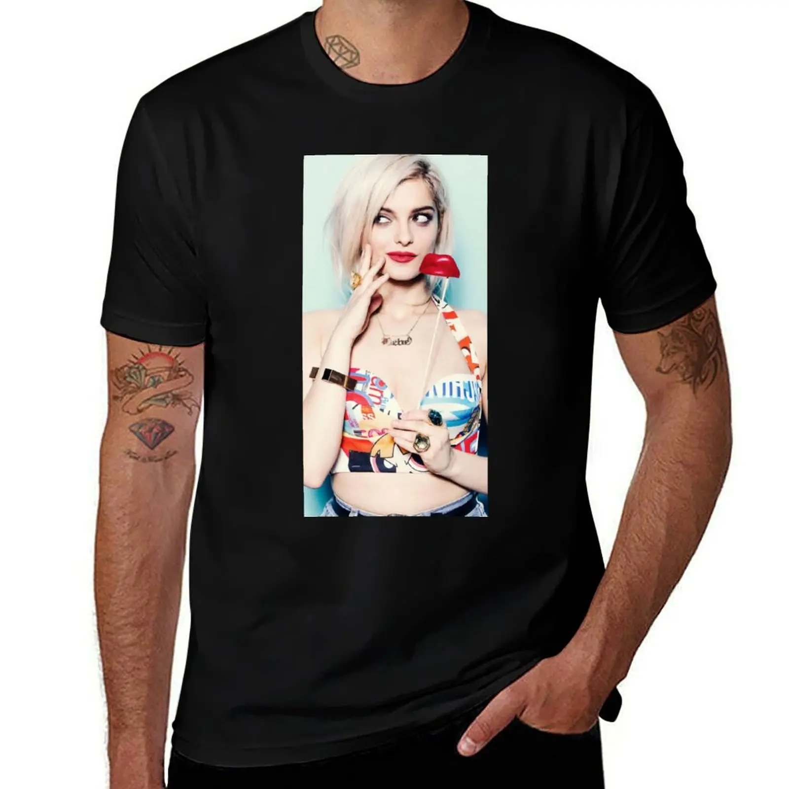 

Bebe Rexha T-Shirt man t shirt designer t shirts with prints t shirts for man pack cotton T-shirt