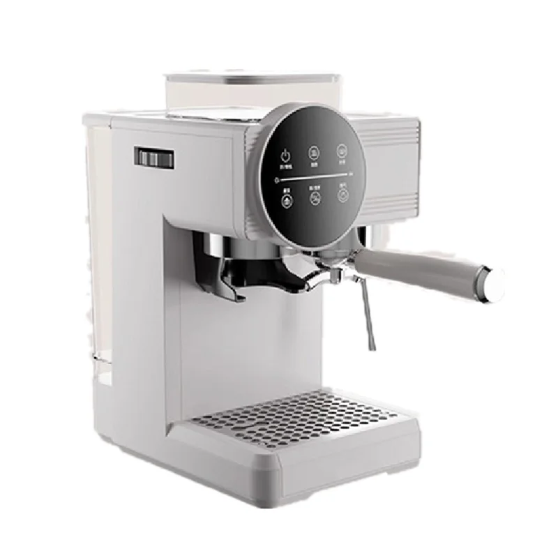 #￥Semi-Automatic Italian Coffee Machine Commercial Grade 15Bar Pressure, Built-in Taper Grinder, Cold And Hot Double Extraction