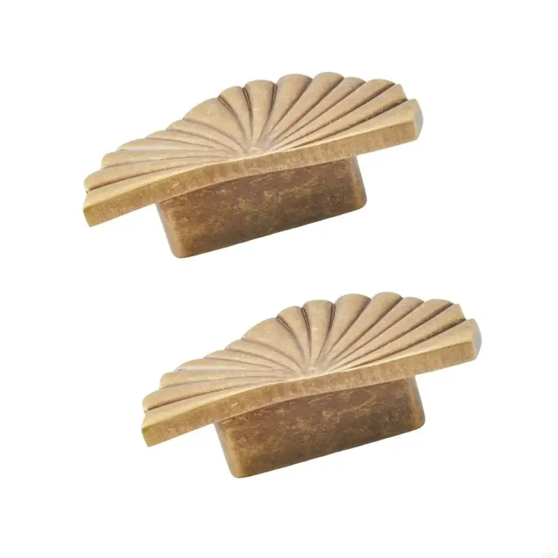 Fluted Furniture Hardware with Fanburst Copper Look for Drawer Fronts, Wardrobes, and Indoor Storage Units at Home