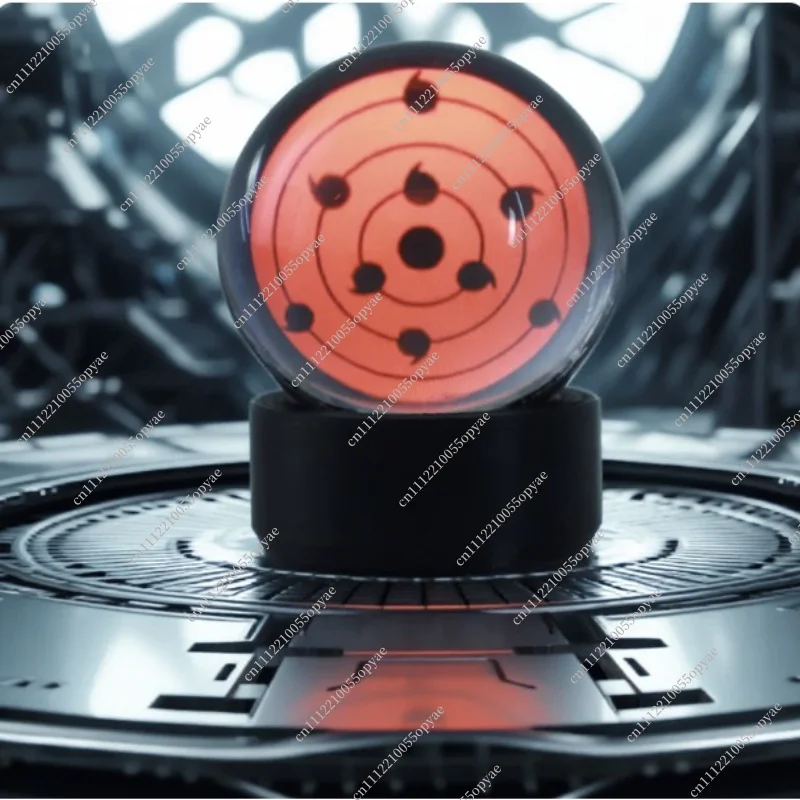 LED Crystal Sphere Kaleidoscope Eye Effect Electronic Ball Creative Tech Gift Desk Decoration