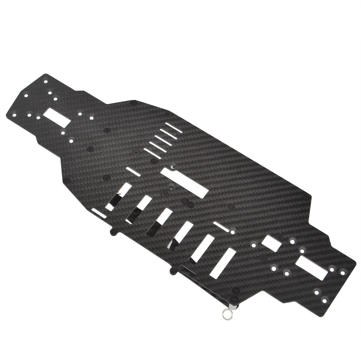 Carbon Fiber Lower Deck Chassis Frame Kit for Tamiya TA05 TA05R TA05IFS Upgrade Parts - view 5