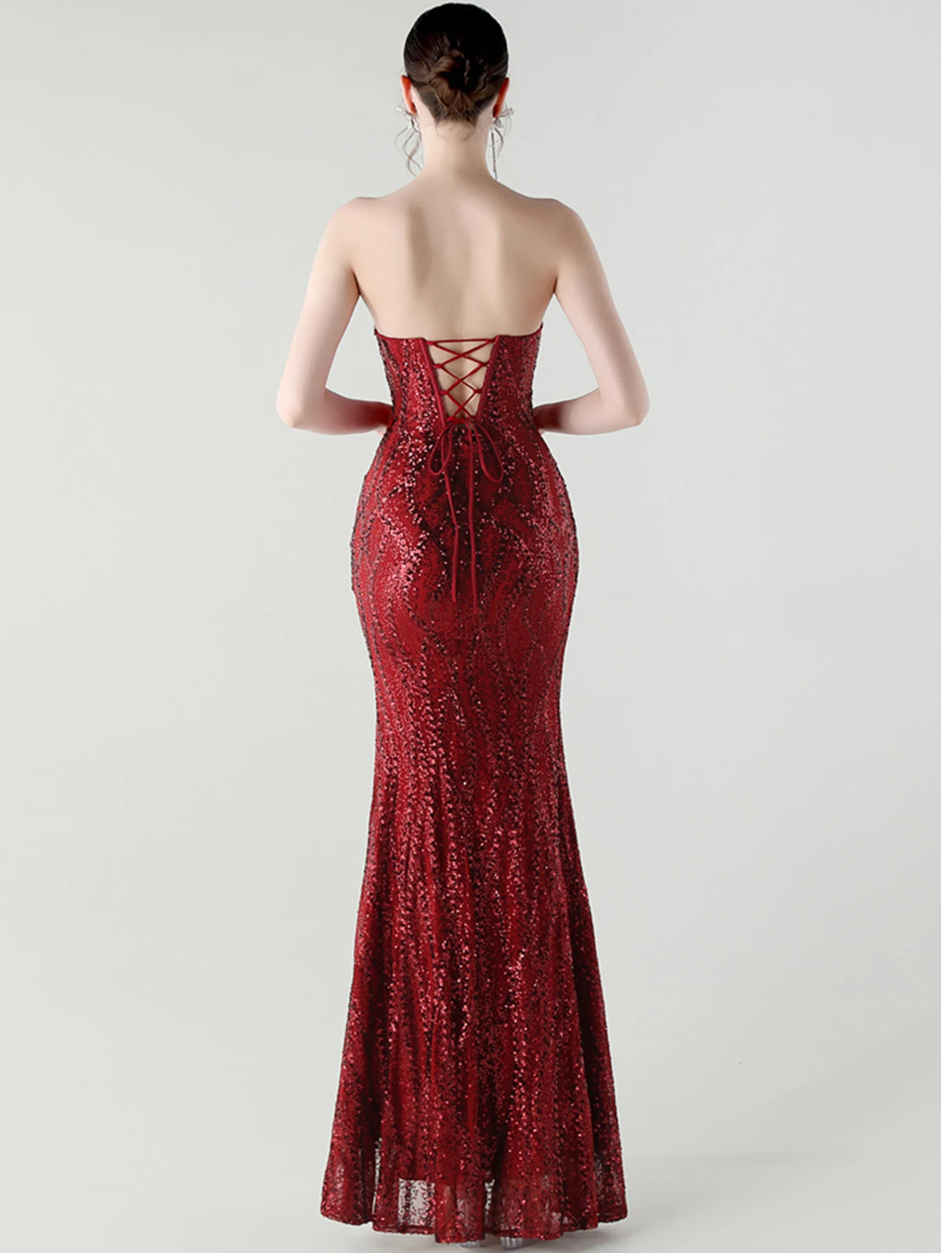 เซ็กซี่สีขาว backless เลื่อมฤดูร้อนชุดผู้หญิงงานแต่งงานชุดยาว 2025 ผู้หญิงหรูหราชุดราตรี vestidos