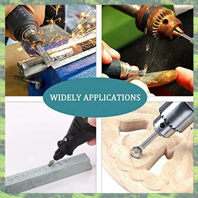 

A59Z-набор для резьбы по камню, алмазные фрезы, 120 шт. наборы для полировки, аксессуары для вращающихся инструментов с хвостовиком 1/8 дюйма для резьбы