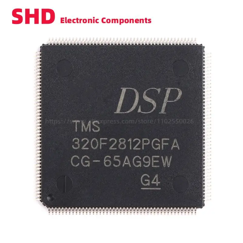 TMS320F2812PGFA TMS320F2812 320F2812PGFA LQFP-176 TMS320F2812PGFAG4 Digital Signal Processors DSP DSC 32Bit SMD IC