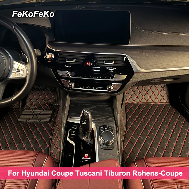 Alfombrillas personalizadas para coche, accesorios para Hyundai Coupe Tuscani Tiburon Rohens-Coupe
