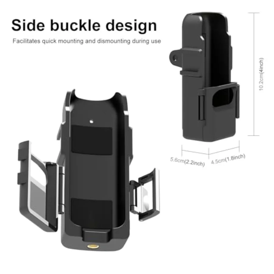 PULUZ كاميرا توسيع محول ل DJI OSMO جيب 3 اكسسوارات قفص واقية الحذاء البارد ضوء ميكروفون ترايبود جبل قوس