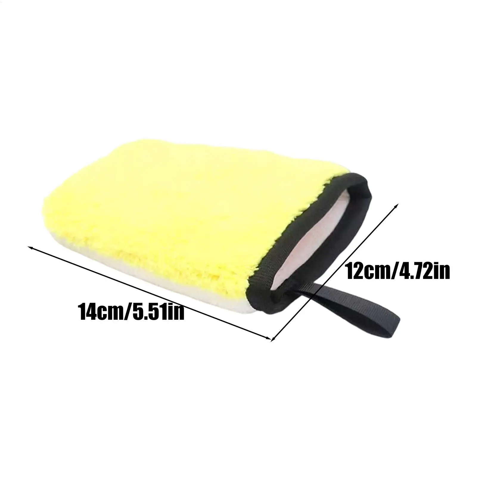 Microfiber Mitt for Cars Dual-Sided Reusable Detailing Cleaning Brush Microfiber Wash Mitts for Auto Automotive RV Boat view 6