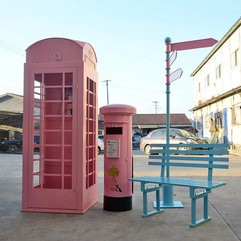 M929 OEM Wedding Decoration Supplier   Telephone Booth For Indoor Out Door Decor