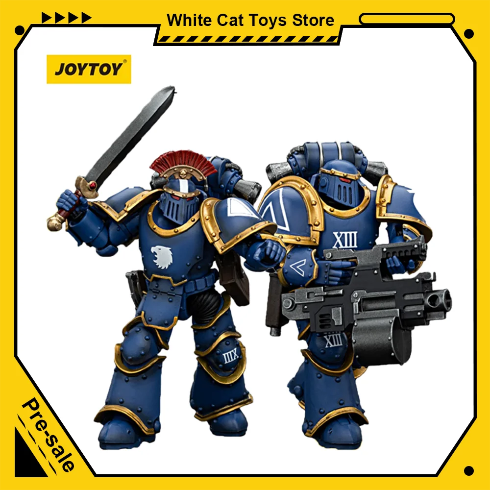 JoyToy 1/18 Action Figure Ultramarines Figure Legion MKIII Power Sword Tactical Squad Sergeant Anime Joint Movable Figurine Toy