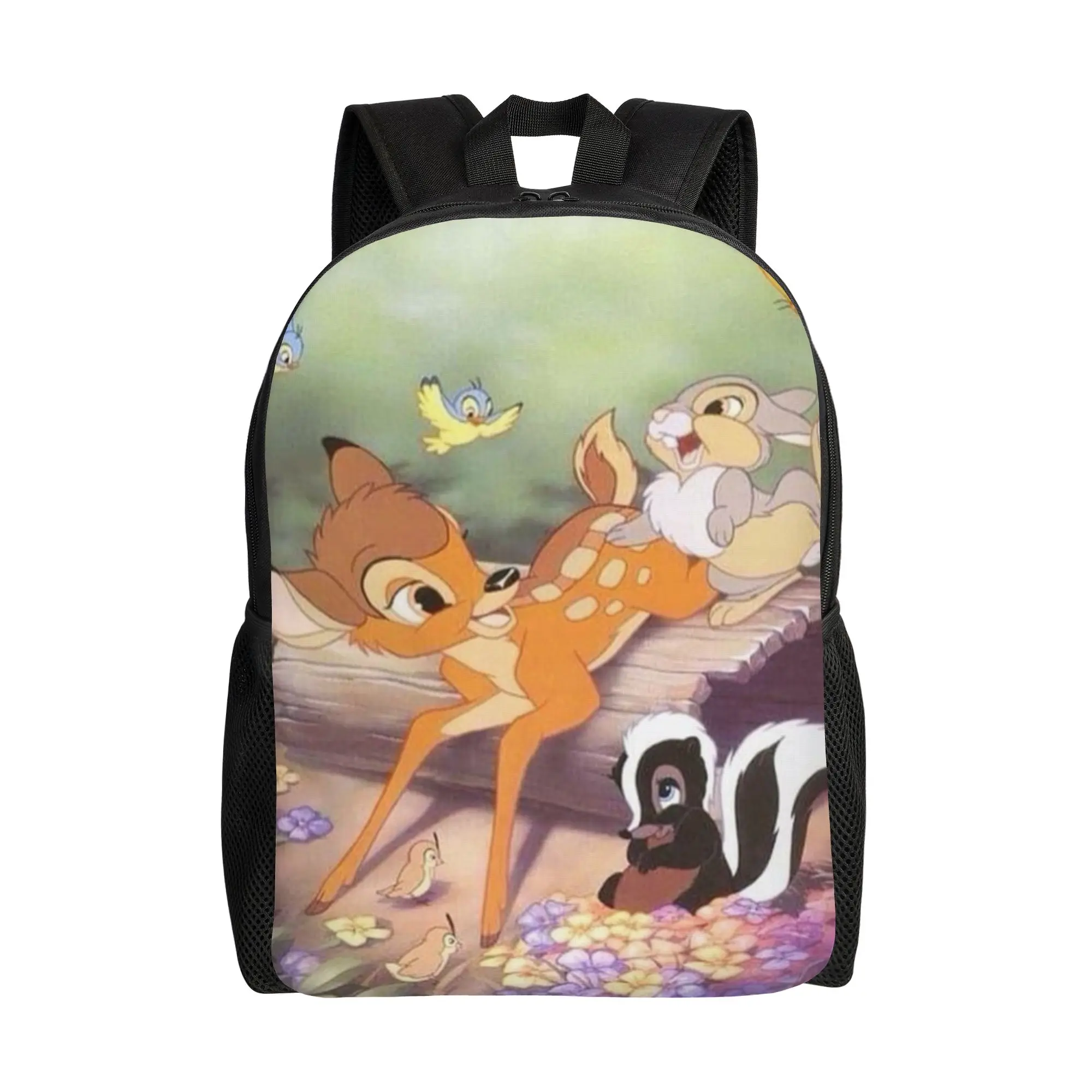 

Back to school season Cartoon Craft Quilting Schoolbag Bambi Teenager Personalised Backpack