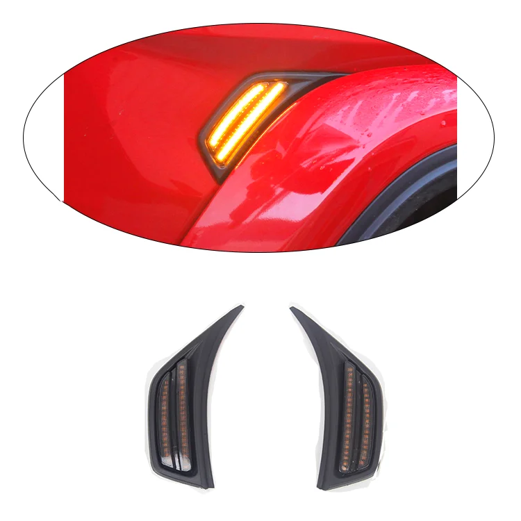 

Высококачественные автомобильные аксессуары JL 2018, детали желтого цвета, вентиляционный указатель поворота и ходовые огни для Jeep Wrangler Gladiator