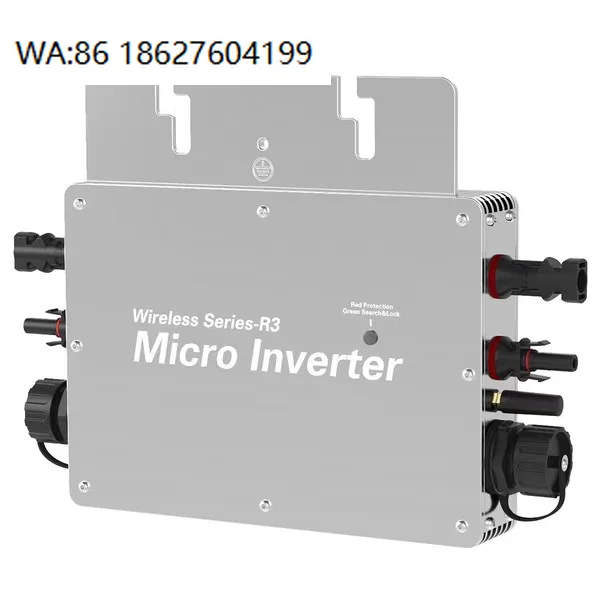 1KW Single Phase Grid Tie Micro Inverter IP65 WiFi APP CE VDE 230V  Small Balcony Solar Power System