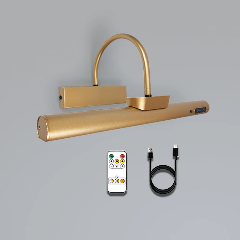 Painting Picture Light Portrait With Remote Living Room Wireless Wall Lamp Art Display Rechargeable Battery Operated Photo