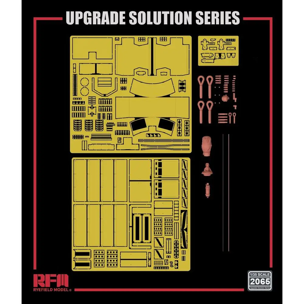 RYEFIELD MODEL RFM RM-2065 1/35 Upgrade Set For Tiger I Mid Production (For RM-5100) - Upgrade Detail Set