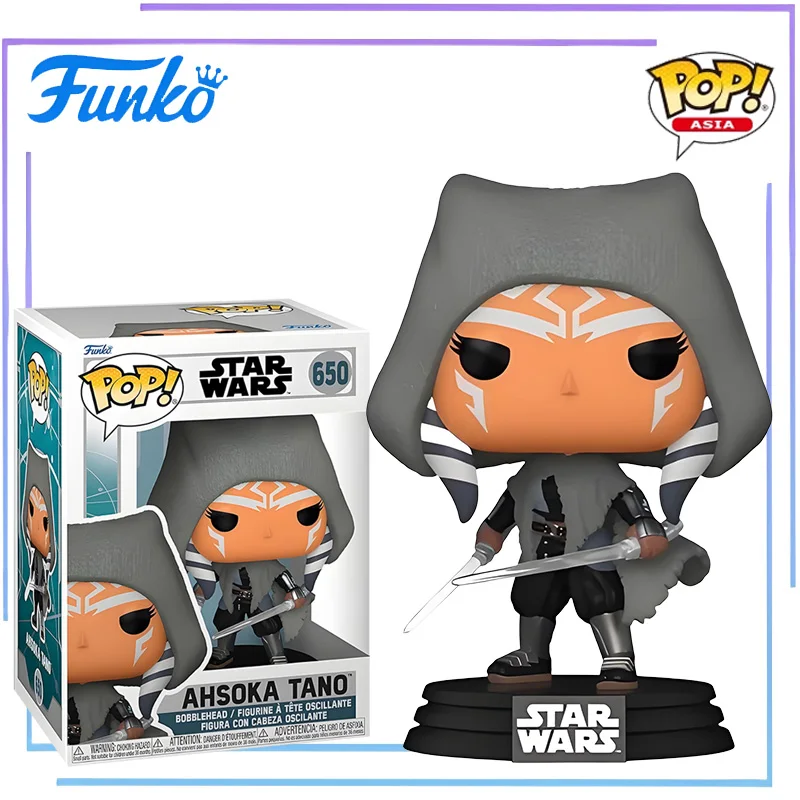 

Genuine Edition FUNKO POP Star Wars Series: Ahsoka Tano with Dual Lightsabers Anime Action Ornament Model Toys Collectible Model