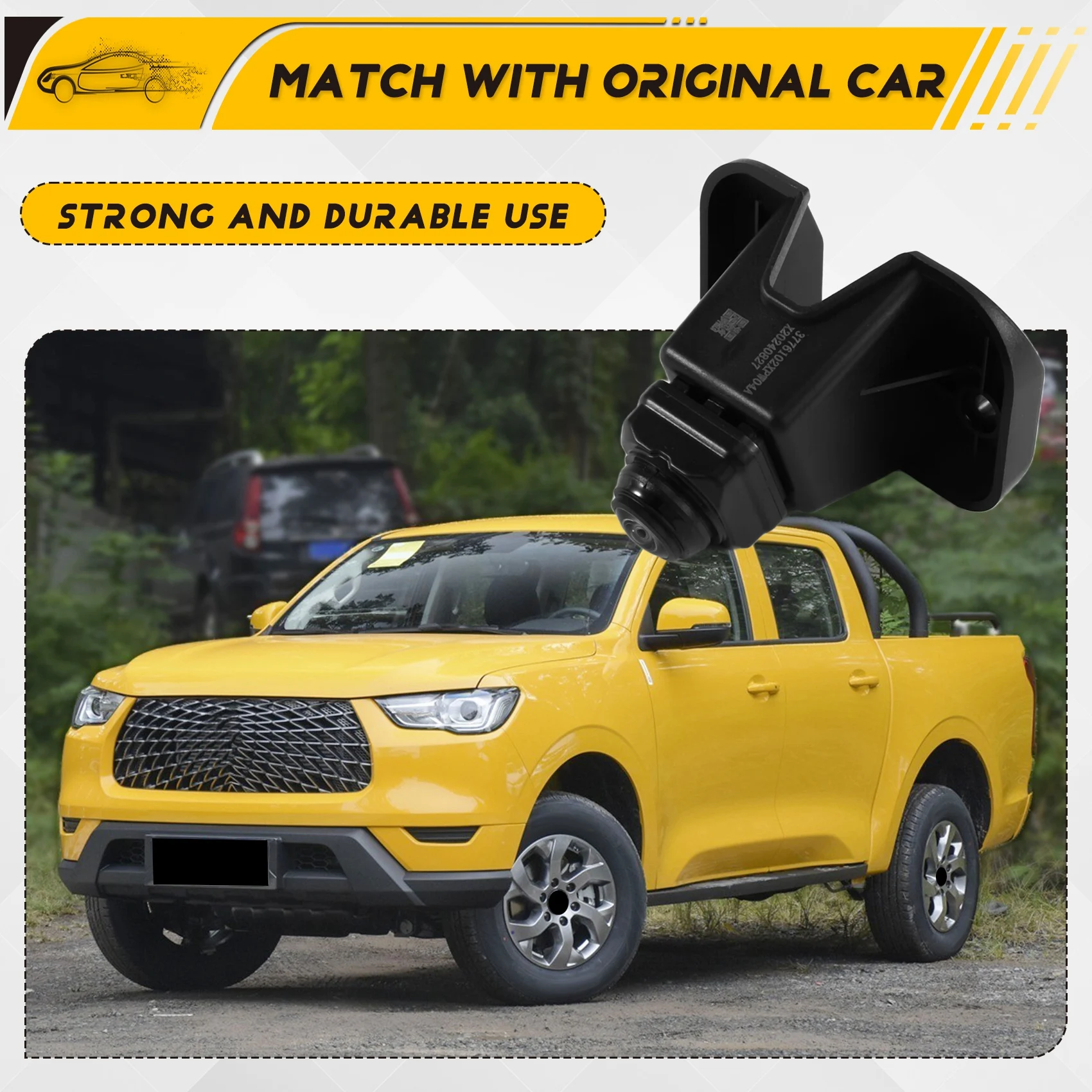 

AS57-Panoramic Front View Camera For Great Wall Poer 2019-2022 Front Scatter Monitor 3776102XPW04A
