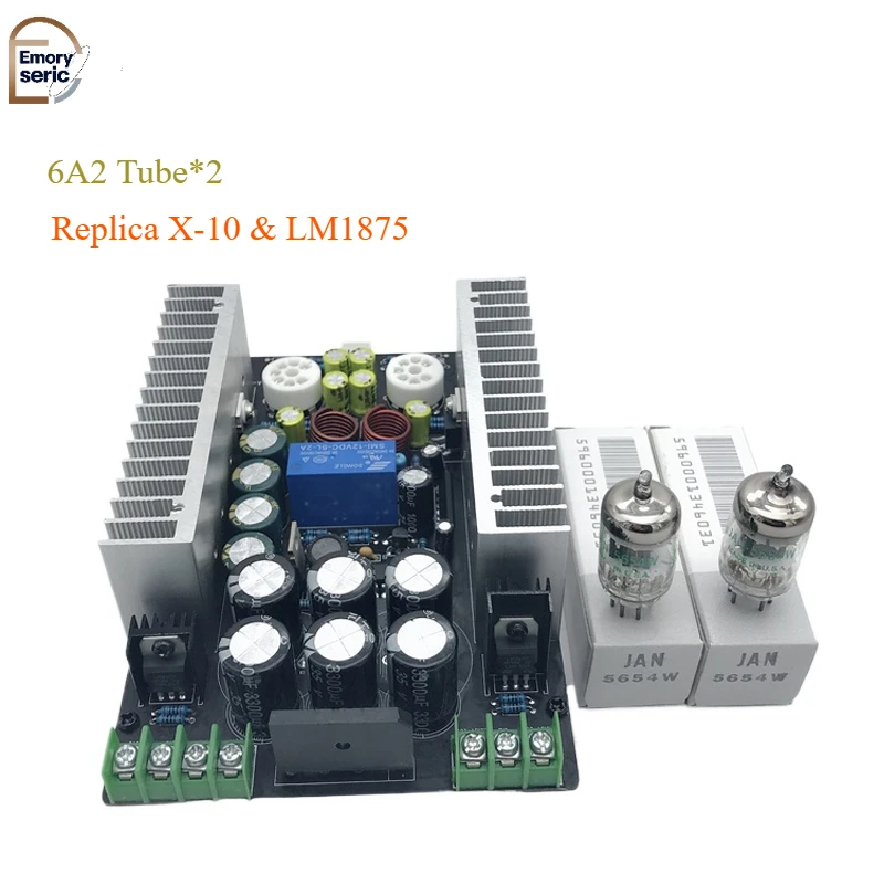 

6J1 Tube Preamp + LM1875 Power Amp Board, HiFi Hybrid Integrated Amplifier Assembled, Audiophile Grade