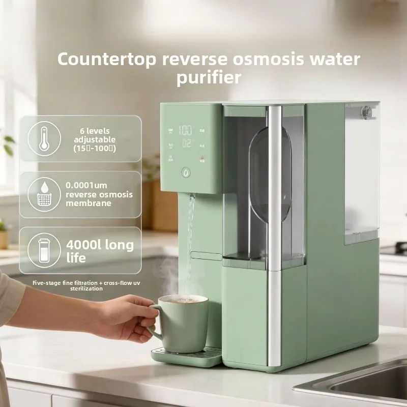 New Desktop Instant Hot Cold Water Dispenser Installation‑Free Integrated Water Purifier For Home Drinking Use