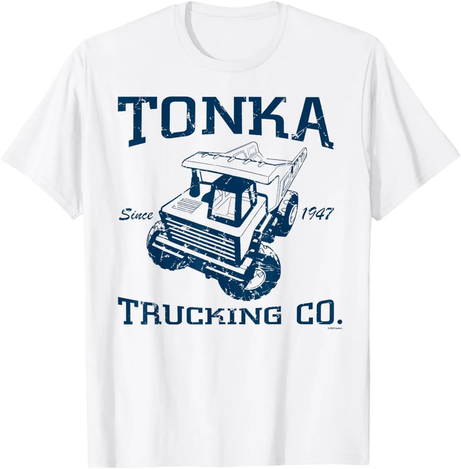 Tonka Trucking Co. Since 1947 Vintage Trucker Logo 100% cotton T-Shirt