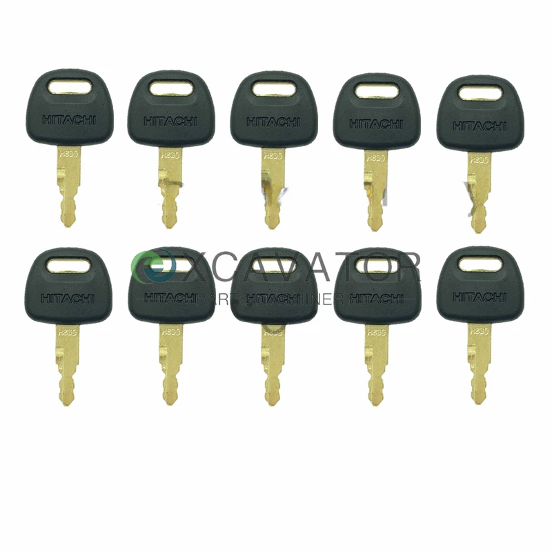 10 PCS H800  Excavator Ignition key For Hitachi  ZAX ZAXIS Grab BU0028 High Quality